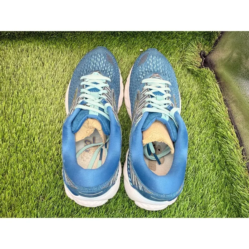 Brooks Adrenaline GTS 19 1202841B417 Athletic Sneaker Women's 9.5B Blue Mesh Gym